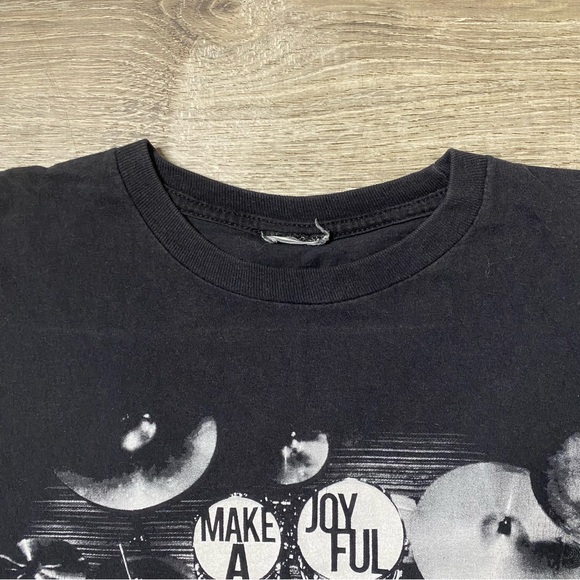 Vintage Y2K Not of This World Psalms Jesus T Shirt Drummer Size Medium Mens - Picture 3 of 13